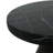 Outdoor Travertine MGO Side Table,Light Weight Concrete End Table,Black Marble Effect