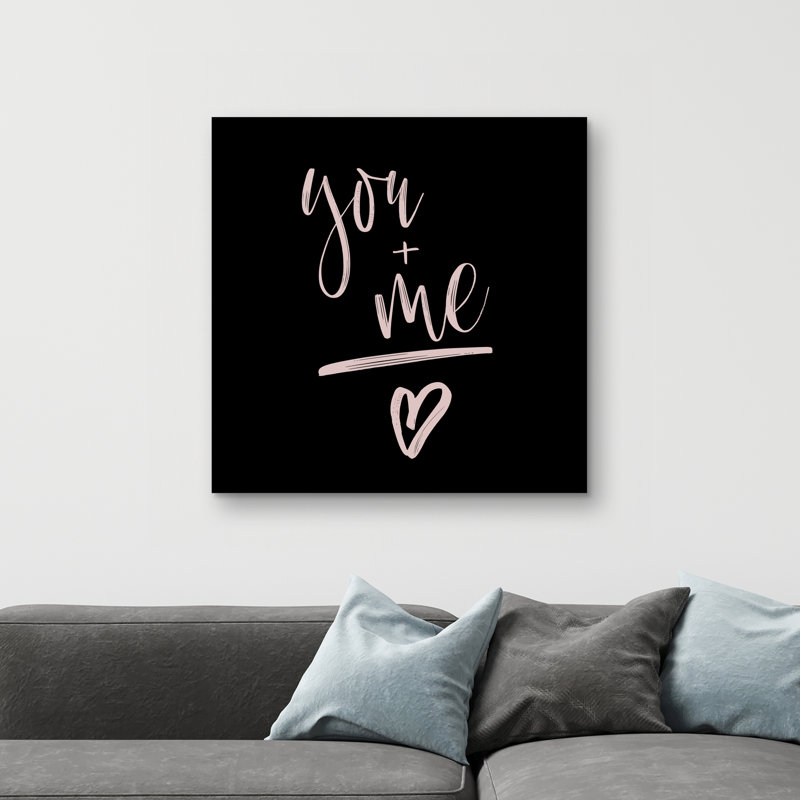 You + me - 32"x32" art on canvas