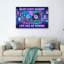 «Neon Cassette Tape», art numérique sur toile tendue, impression sur toile, ensemble de 1-48685589