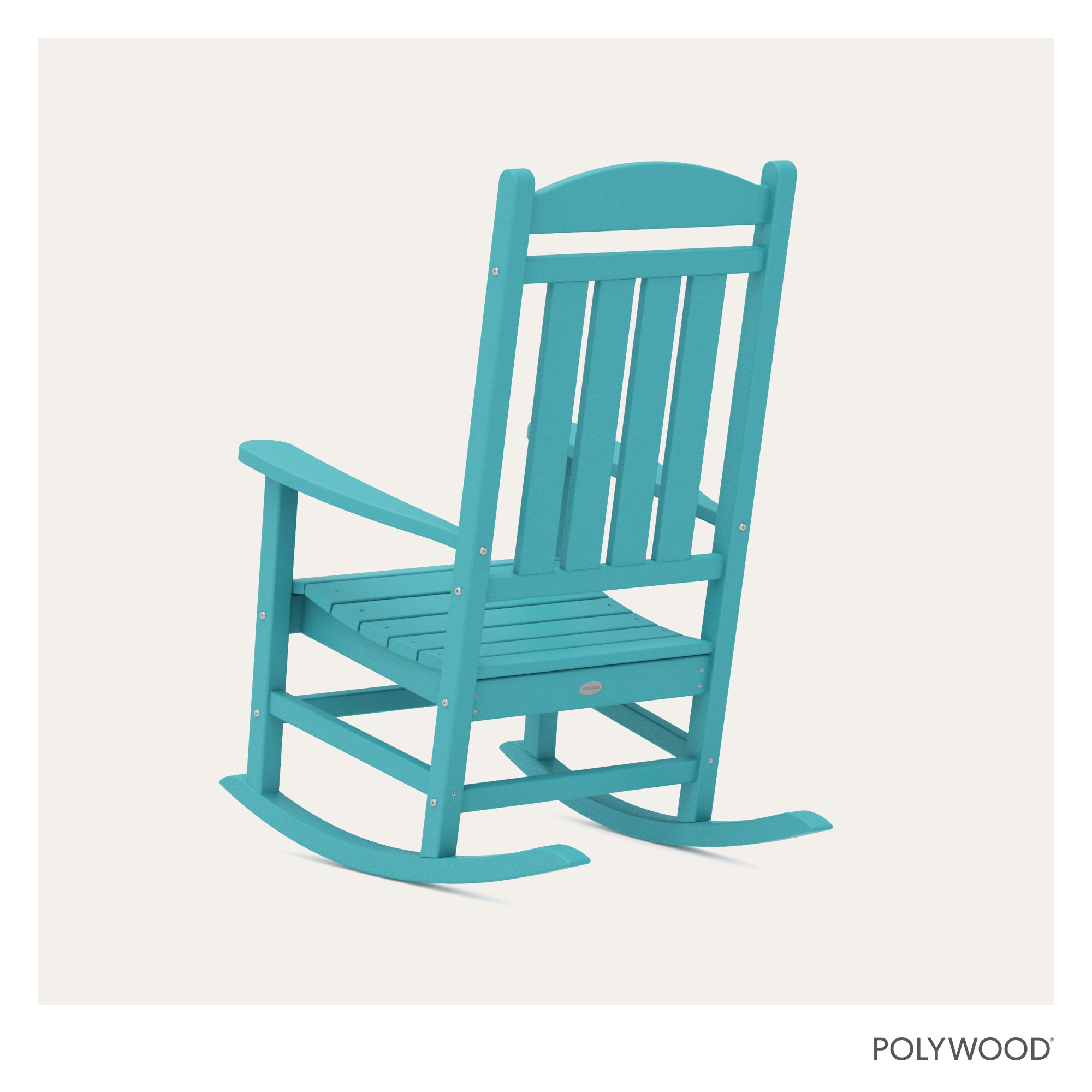 POLYWOOD Rocker Rocking Chair, Aruba