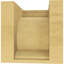 Corbeau en bois de cèdre brut Emerson, l 7 po x P 7 po x H 7 po Emerson-88290150