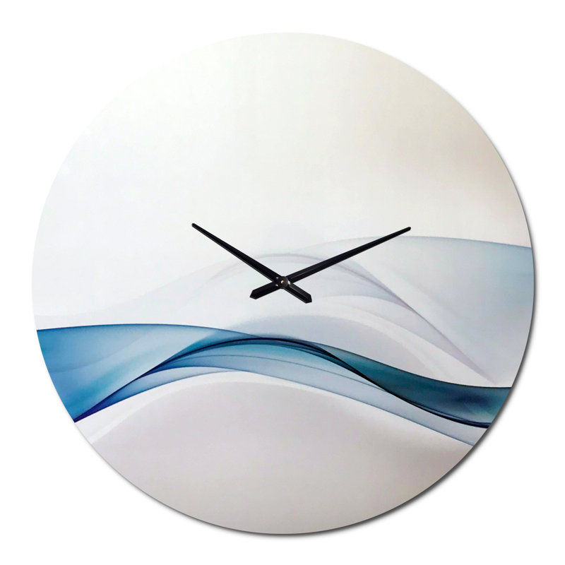 Horloge murale moderne Brezlynn, Surdimensionné