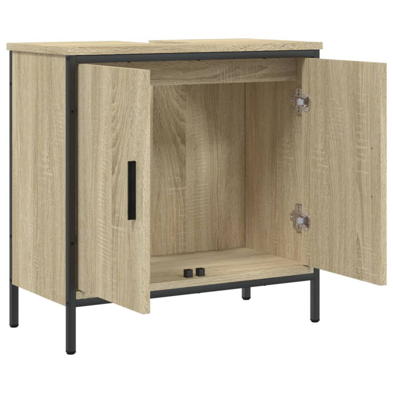Halesowen 1524mm Single Bathroom Vanity with Basin, Sonoma Oak
