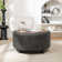 Bryonie Round Cocktail Ottoman with Storage