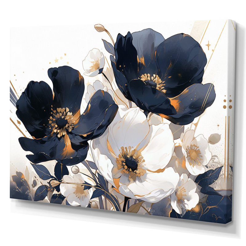 Brilliant Poppies IV On Canvas Print, Wrapped Canvas, 34" H x 44" W x 1.5" D