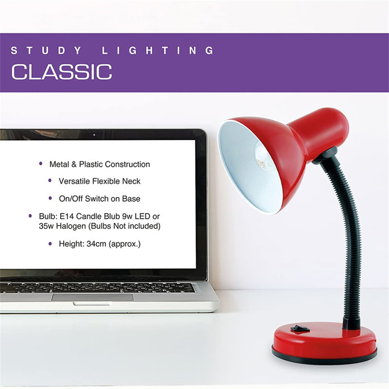 Artemiza Arched Lamp, Red