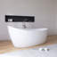 Baignoire de trempage autoportante en pierre 65 po x 34 po