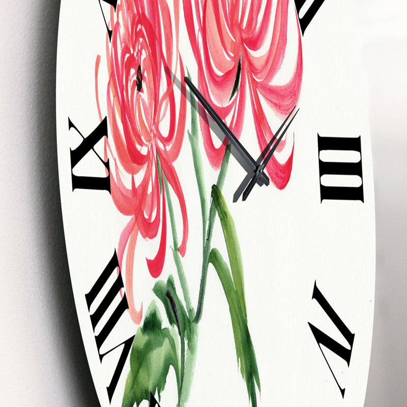 Rétro horloge murale mauve, Moyen