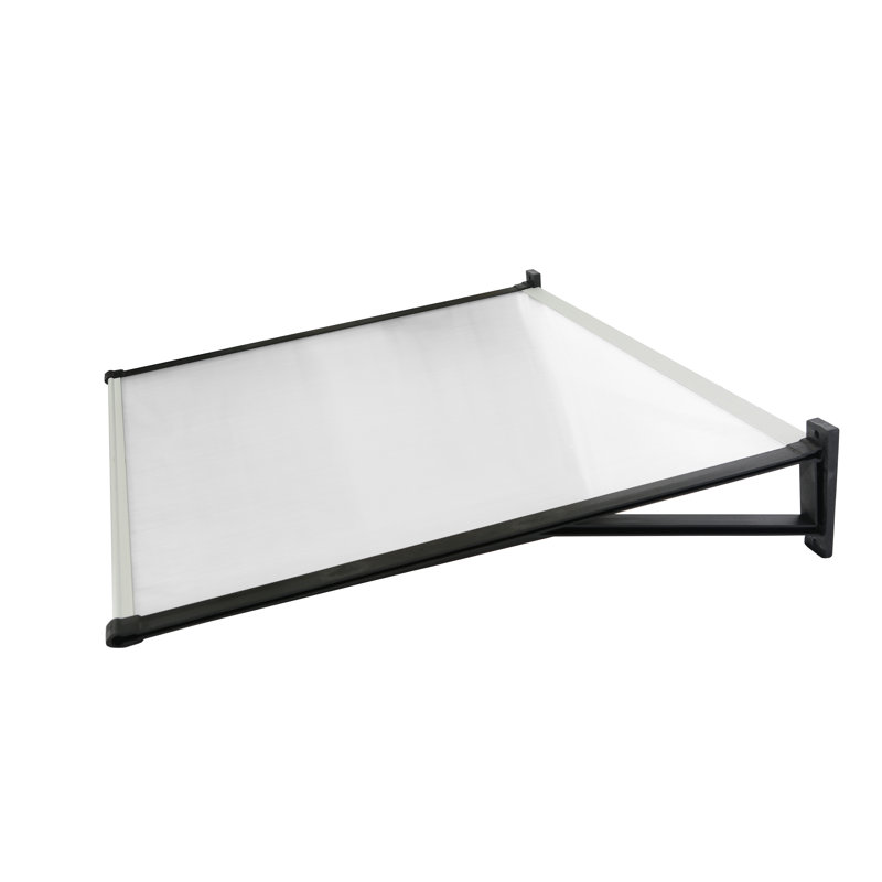 DVP 47.24'' W x 11.22'' D Polycarbonate Cover Retractable Door / Window Awning, Opal