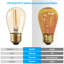 Ampoule Edison 0,7 W à DEL à intensité variable de 0,7 W