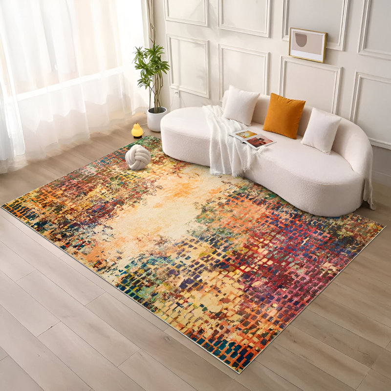 Alma Vintage Look Shag Area Rug, Rectangle 40 x 60cm