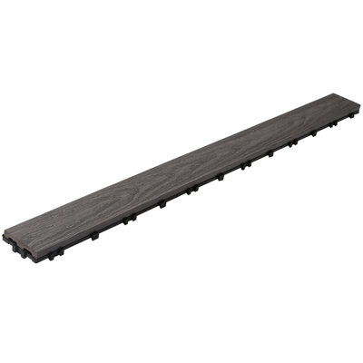 36'' L x 3'' W Composite Interlocking Deck Plank