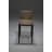 Clegg Upholstered Counter Stool with Metal Frame-48312154-32112612