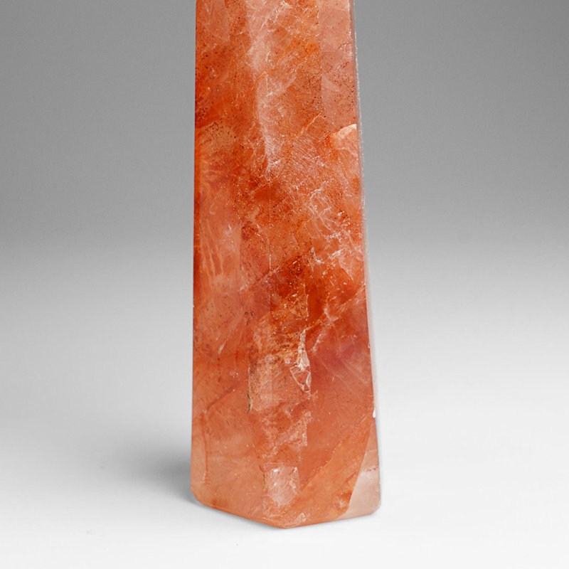 Genuine Polished Strawberry Quartz Point (.9 Lbs)