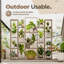Support à plantes 17 niveaux pour intérieur / extérieur, étagère à niveaux pour salon / balcon / jardin