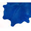 Tapis bleu en peau de vache Beveridge