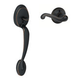 Plymouth Lower Half Handleset Door Lever (Deadbolt Sold Separately)
