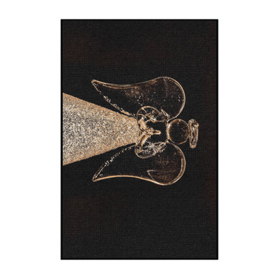 Tapis de zone noire ange