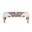 Classic Southwestern Handmade Natural Jute Upholstered Entryway Bench