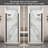 34-36" W X 72" H Frameless Shower Door With 1/4" Clear Tempered Glass-109709533