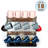 Mug Holder For Countertop 2 Tier Coffee Mug Shelf Rack Storage With Metal Frame And Rustic Wood Shelves For Coffee, Tea Cups Display Organizer With 10 Hooks