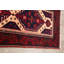 Tapis décoratif en laine noué à la main de conception unique Balouch rouge/Ivoire 3 pi 1 po x 6 pi 5 po