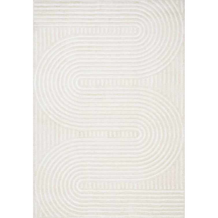 Tapis d'intérieur tissé à la machine Ripple