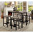 Bassam 4 - Person Trestle Dining Set