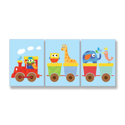 Emery Transportation 3 - Piece Framed Art