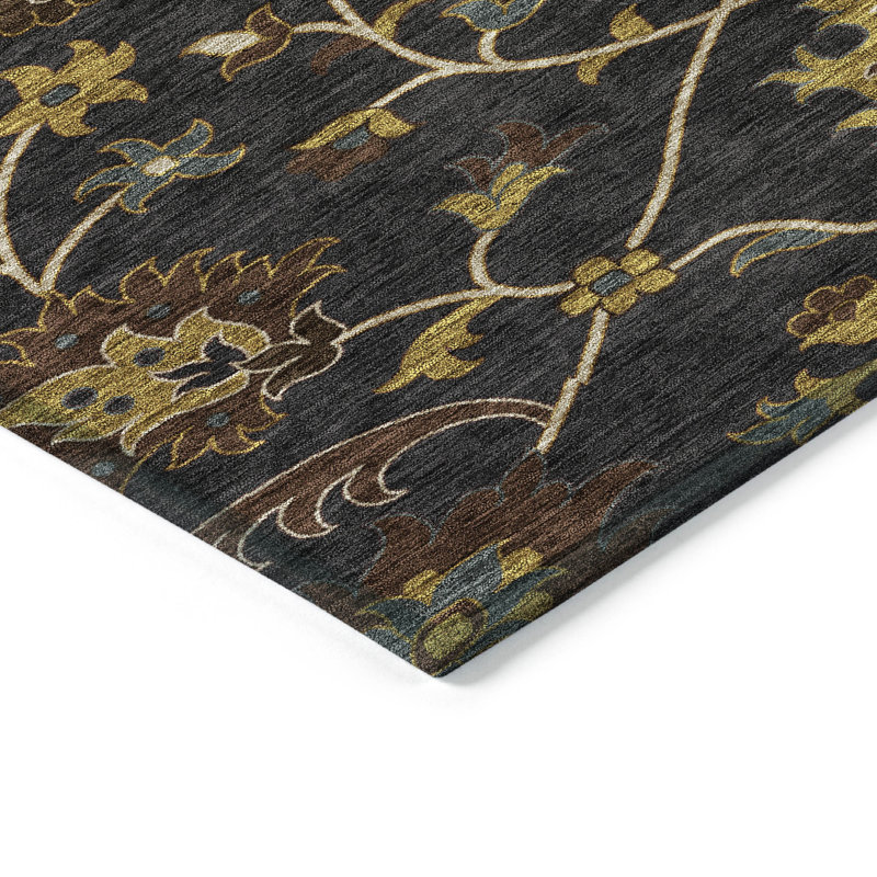 Machine Washable Indoor/Outdoor Mattera ACN2290 Global Rug, Rectangle 2'6" x 3'10"