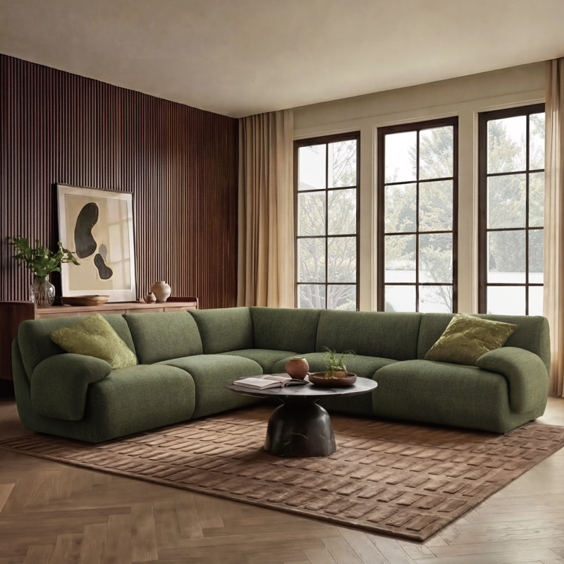 Vickey L-Shaped Upholstered Modular Sectional