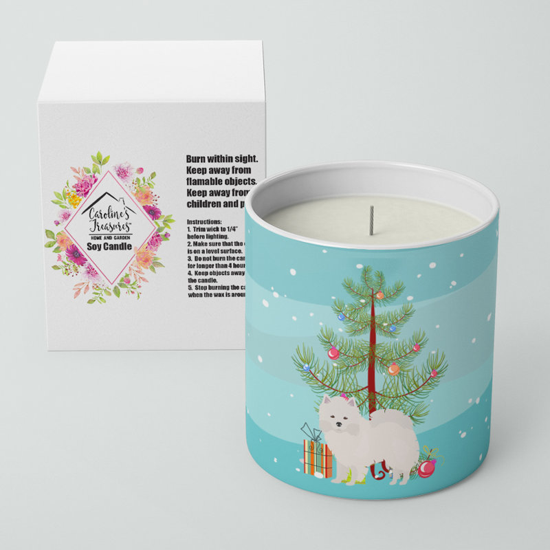 Bougie de soja décorative 10 oz American Eskimo