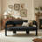 Upholstered Barrel Backrest Loveseat Sofa-734679137