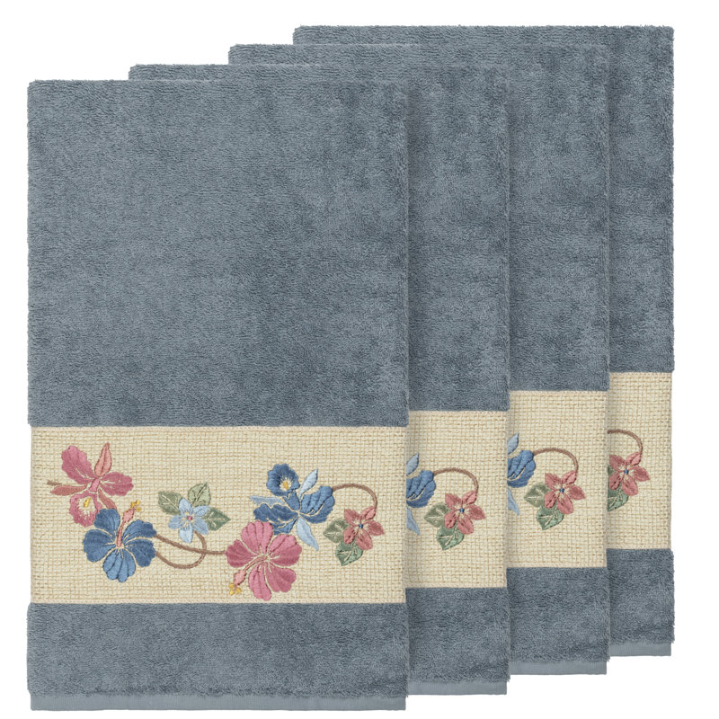 Caroline Turkish Cotton Midweight Bath Towel, Teal