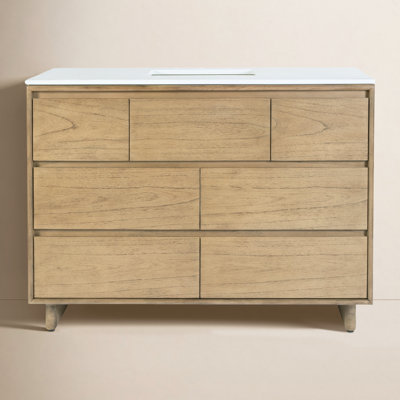 Soleil Pine Single Bathroom Vanity