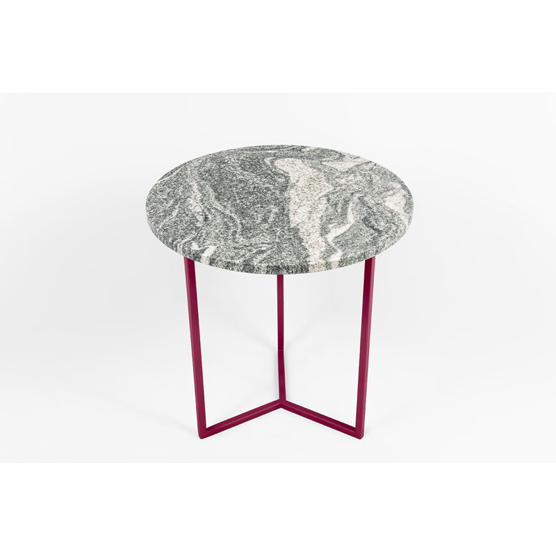 Aeesha Frame End Table, Red
