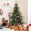 Arbre de Noël artificiel 7 pi avec 1102 branches et 350 lumières DEL 8 modes d'éclairage-2001895294