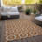 Washable Floral Indoor / Outdoor Rug-1843664921