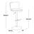 Henry Adjustable Barstool - Set Of 2-100170033-100170034