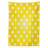 Ambesonne Yellow Tablecloth, Bursting Vibrant Hanging Stars Fun Retro Kids With Graphic Design Print, Rectangular Table Cover For Dining Room Kitchen Decor, 52" X 70", White Yellow-44978189