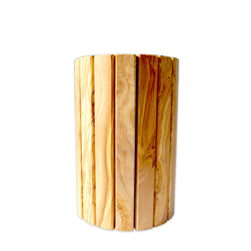 Union Rustic Daron Olive Knife Block