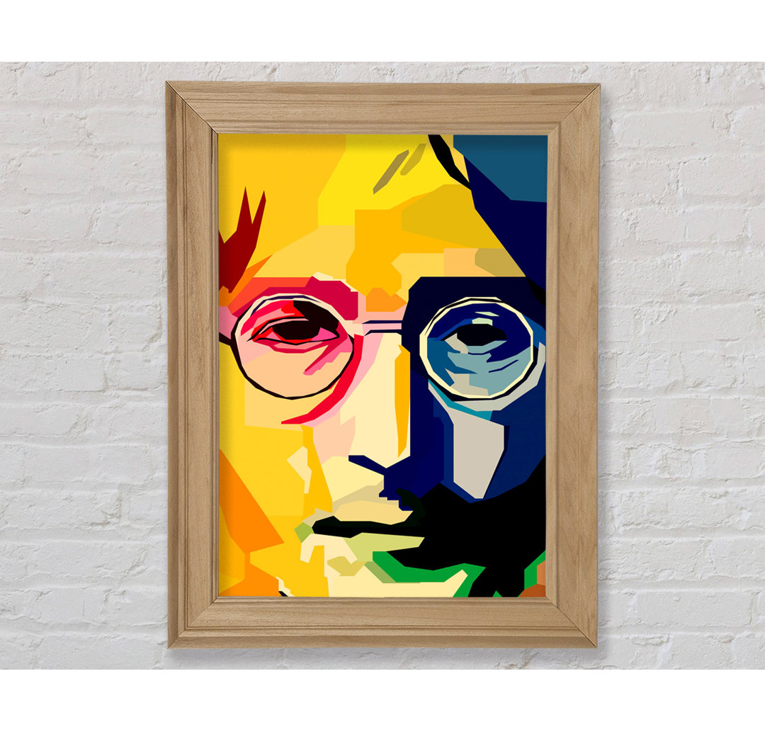 John Lennon Colours - Einzelne Bilderrahmen Kunstdrucke