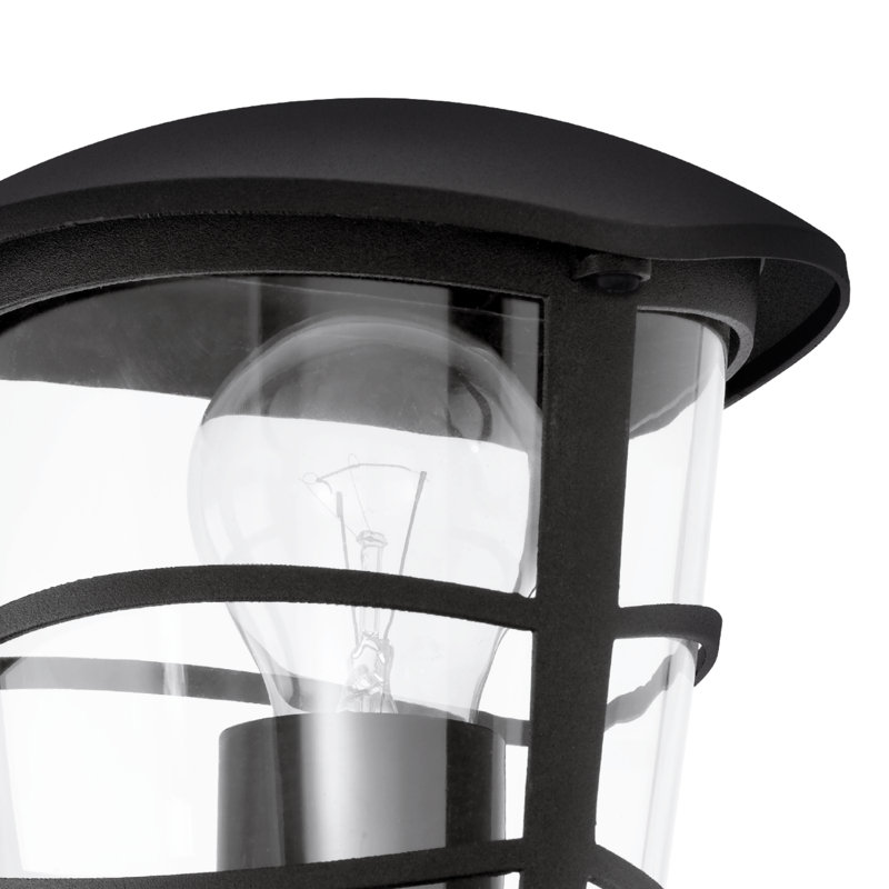 Treutlen 22.5cm H Outdoor Wall Lantern, Black