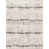 Vogue Geometric Hand-Knotted Wool Ivory/Gray Area Rug
