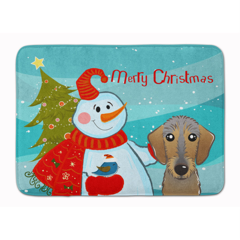 Tapis pour salle de bain Snowman, Teckel