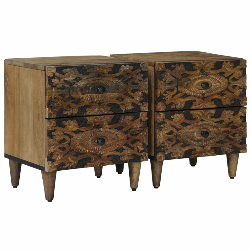 Solid Wood Bedside Table