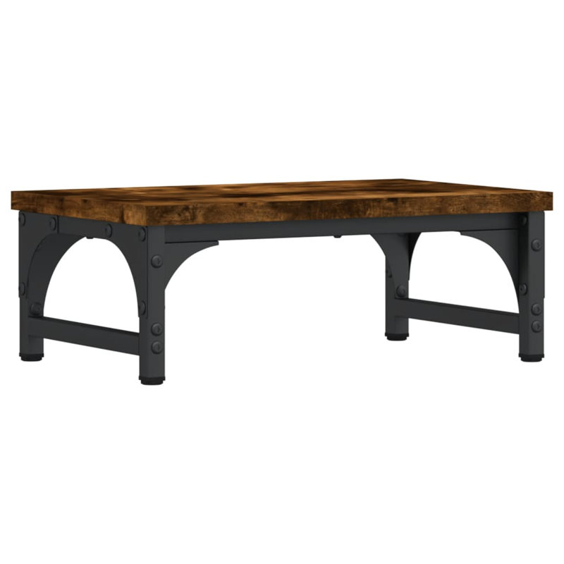 Millers Monitor Stand, Smoked Oak, 14cm H x 15.6cm W x 23cm D