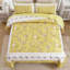 Ensemble de courtepointe 3 pièces à motif floral rose antique avec couvre-lit en microfibre douce et légère avec taies d'oreiller pour toutes les saisons-123121923-123121919