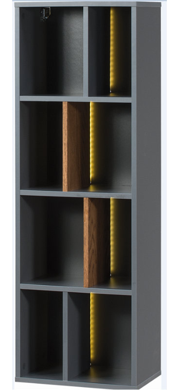 Benedick 120cm H x 40cm W Standard Bookcase