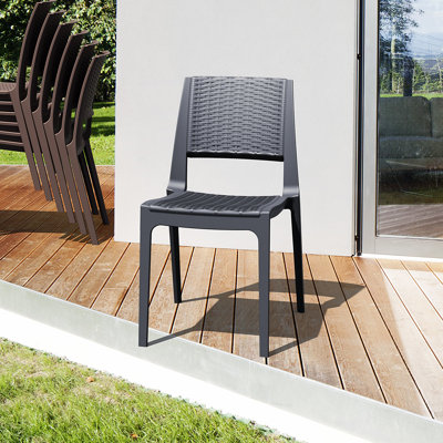 Martz Stacking Patio Side Chair
